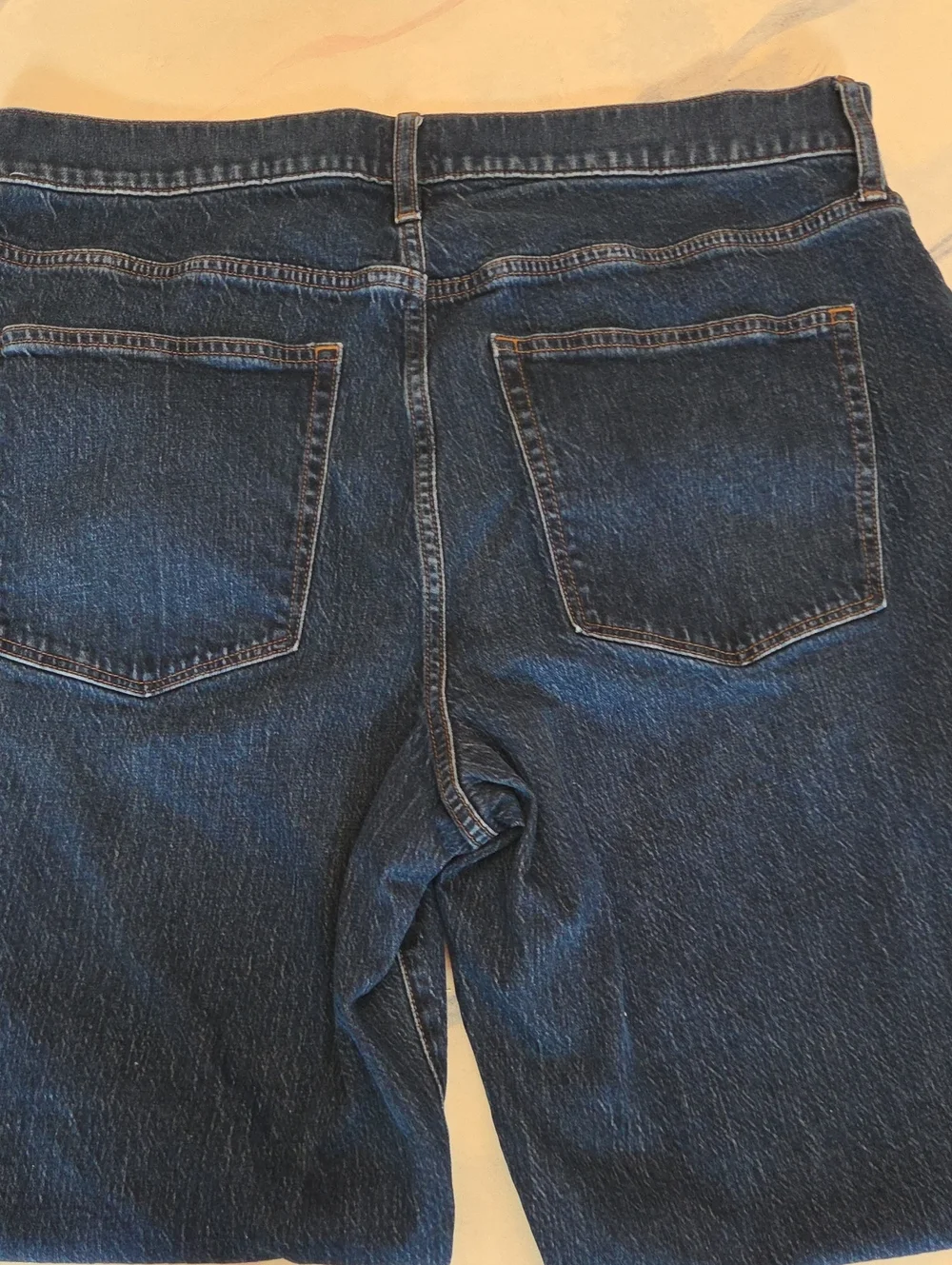 J. Crew All-Day Stretch Full-Length Wide-Leg Button Fly Jeans Size 33